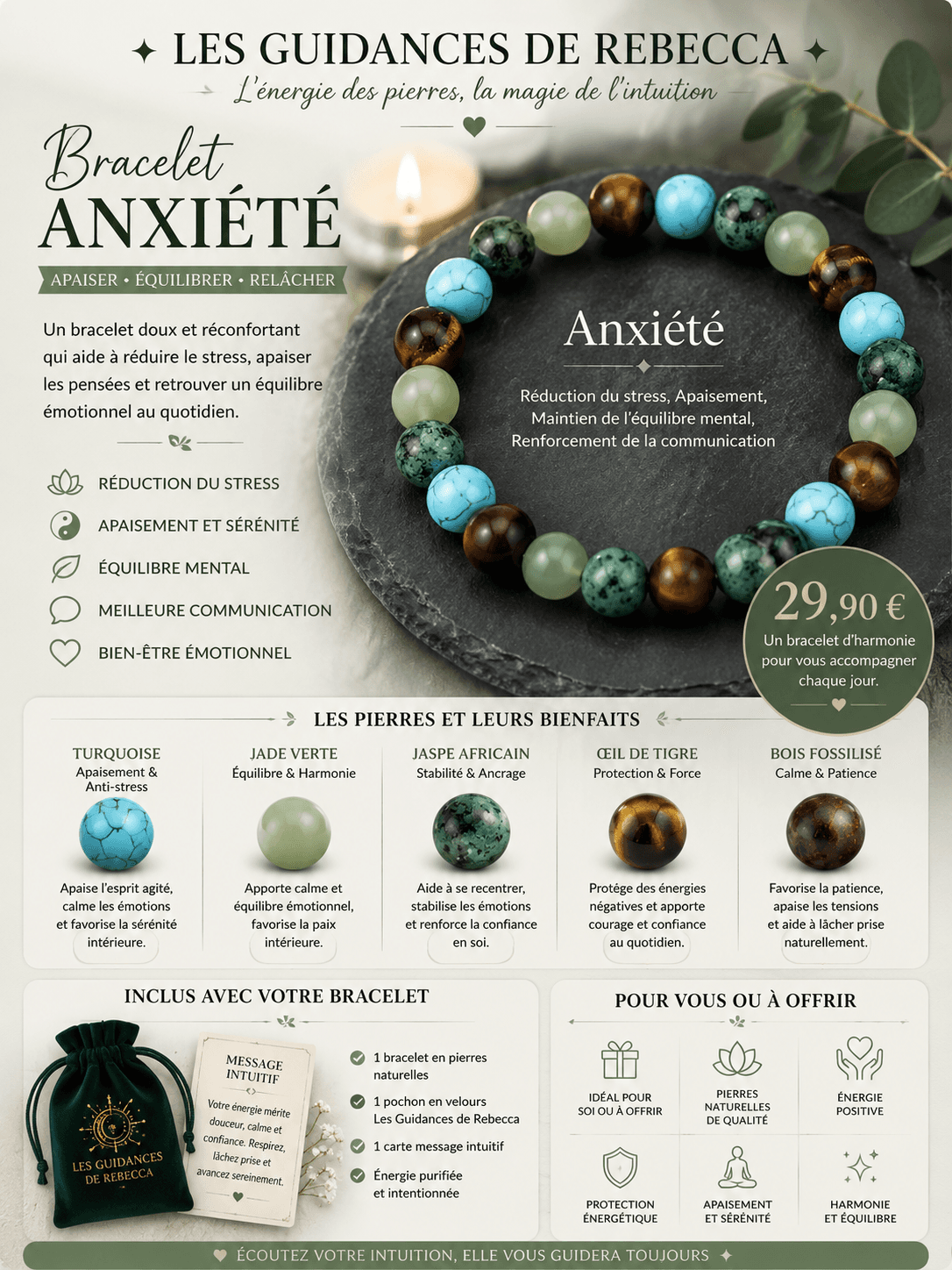 Photo complémentaire Bracelet Anxiété